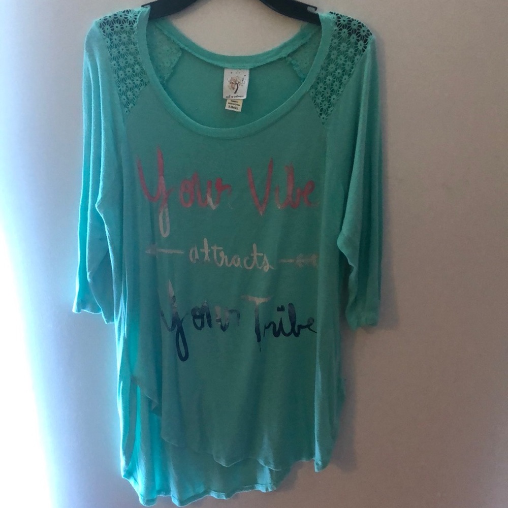 Self esteem 3/4 sleeve shirt